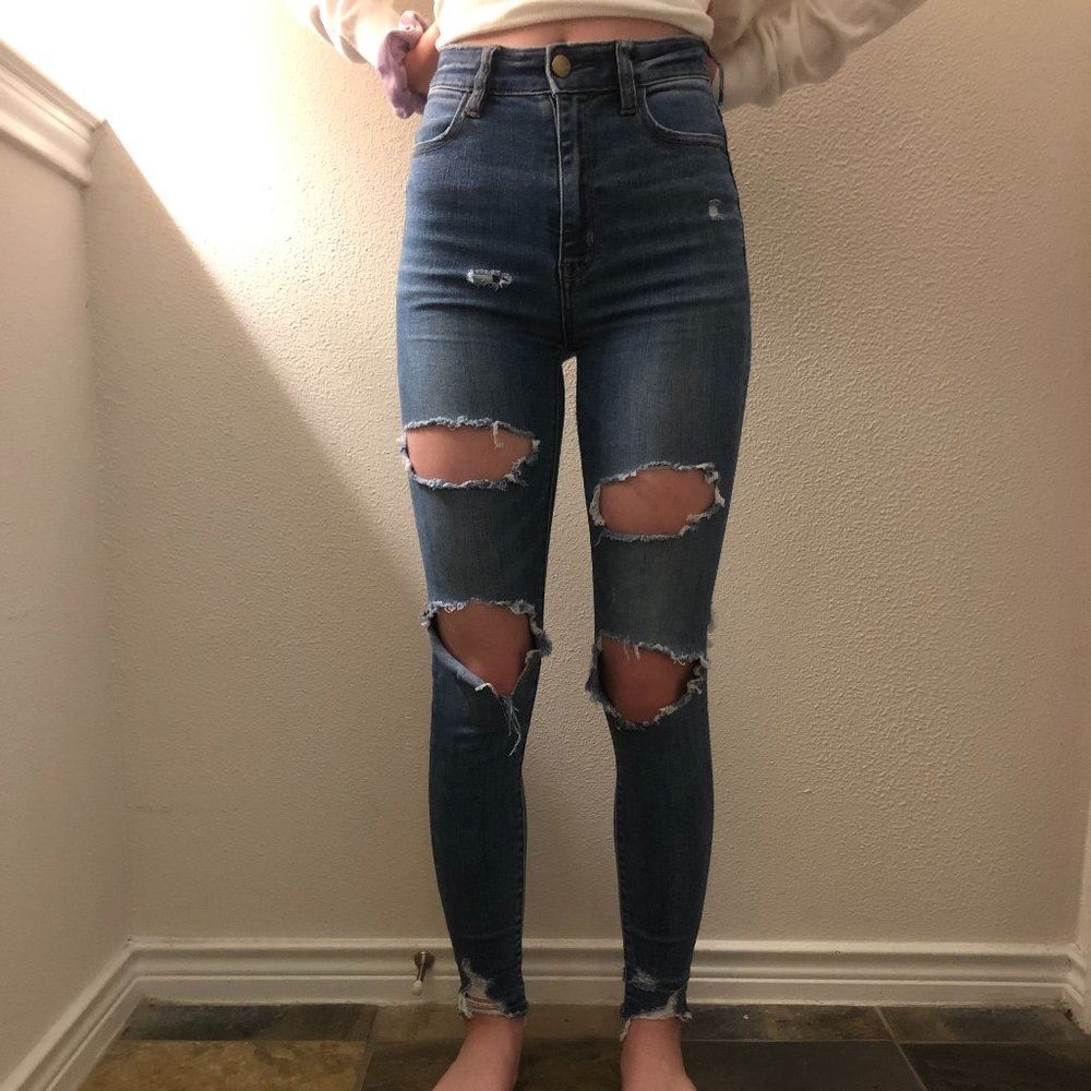American Eagle High Rise Super Stretch X Jegging